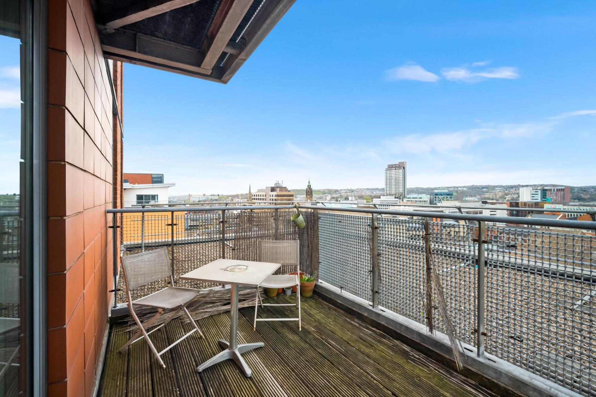 Flat Pool Table Balcony Apartment Sheffield