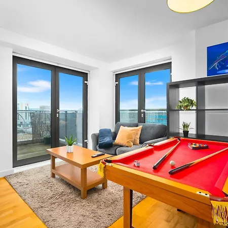 Central Flat Pool Table Balcony Sheffield Exterior foto